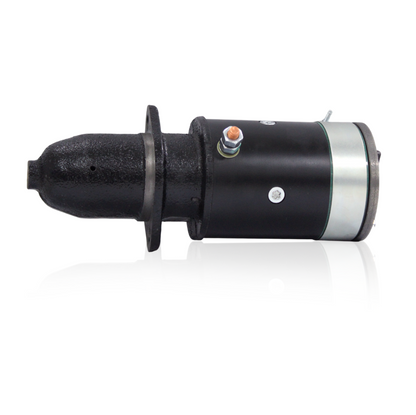 Gear-end view of 12V starter motor – fits Farmall H, M, MTA
