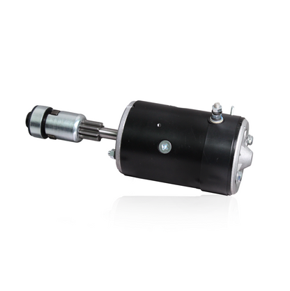  Front view of 12V starter motor for vintage Ford 2N and 8N tractors
