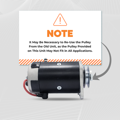 12V 25A starter generator shown with Parts World USA branded box packaging