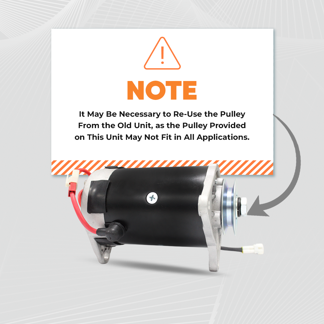 12V 15A Starter Generator fits Yamaha G16-G22, G29 (1996-Present)