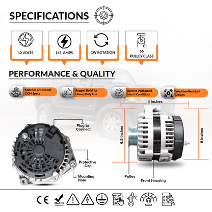 Alternator Installation Guide and Labels for Chevrolet GMC

