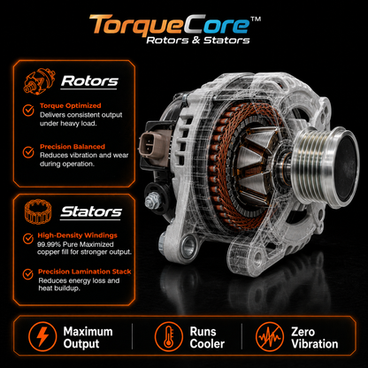 12V 150A Alternator fits Toyota Highlander 2011-2016, Sienna 2007-2016