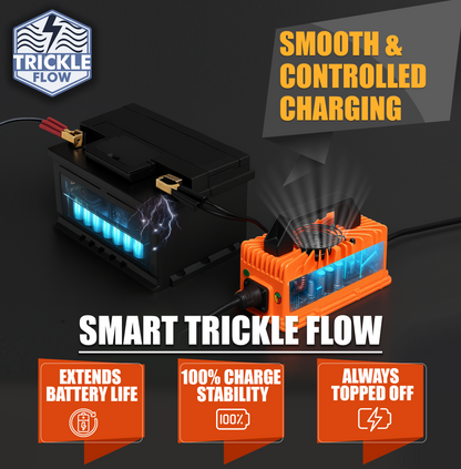VoltRevive™ 48V 15A Golf Cart Charger for EZGO RXV & TXT| TrickleFlow™