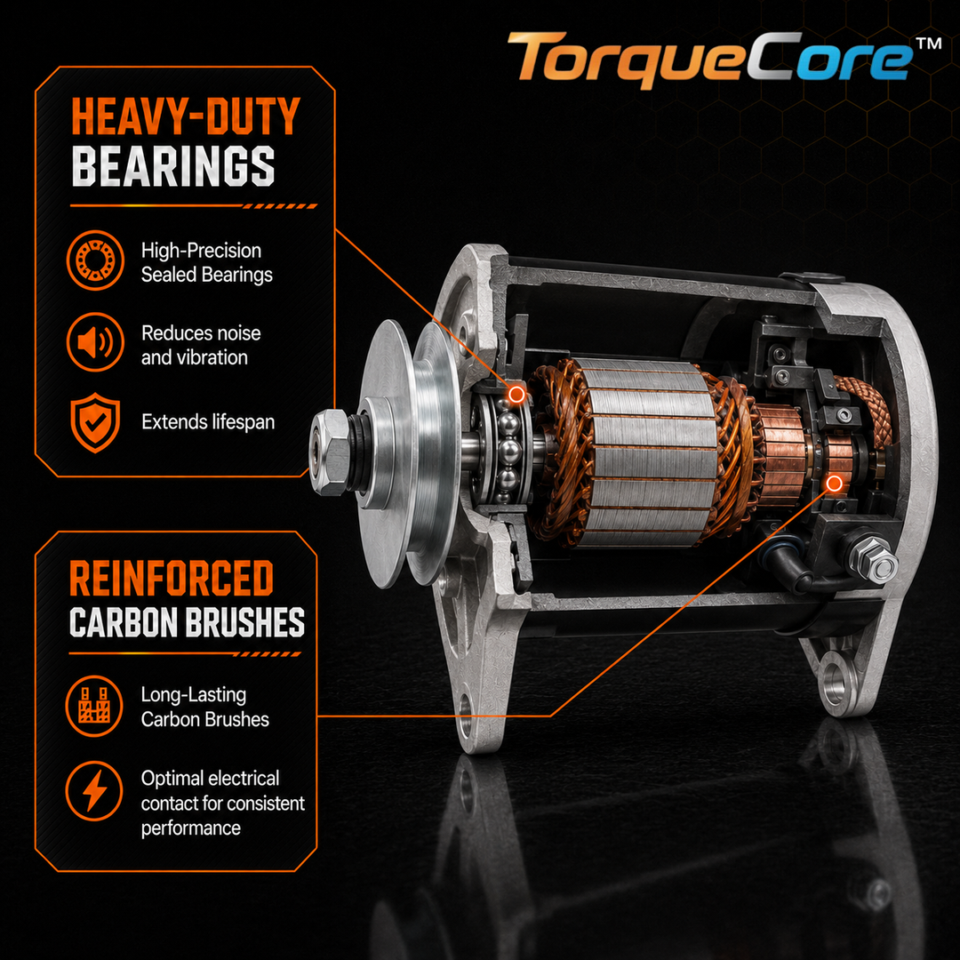 Heavy-Duty Bearings | Reinforced Carbon Brushes