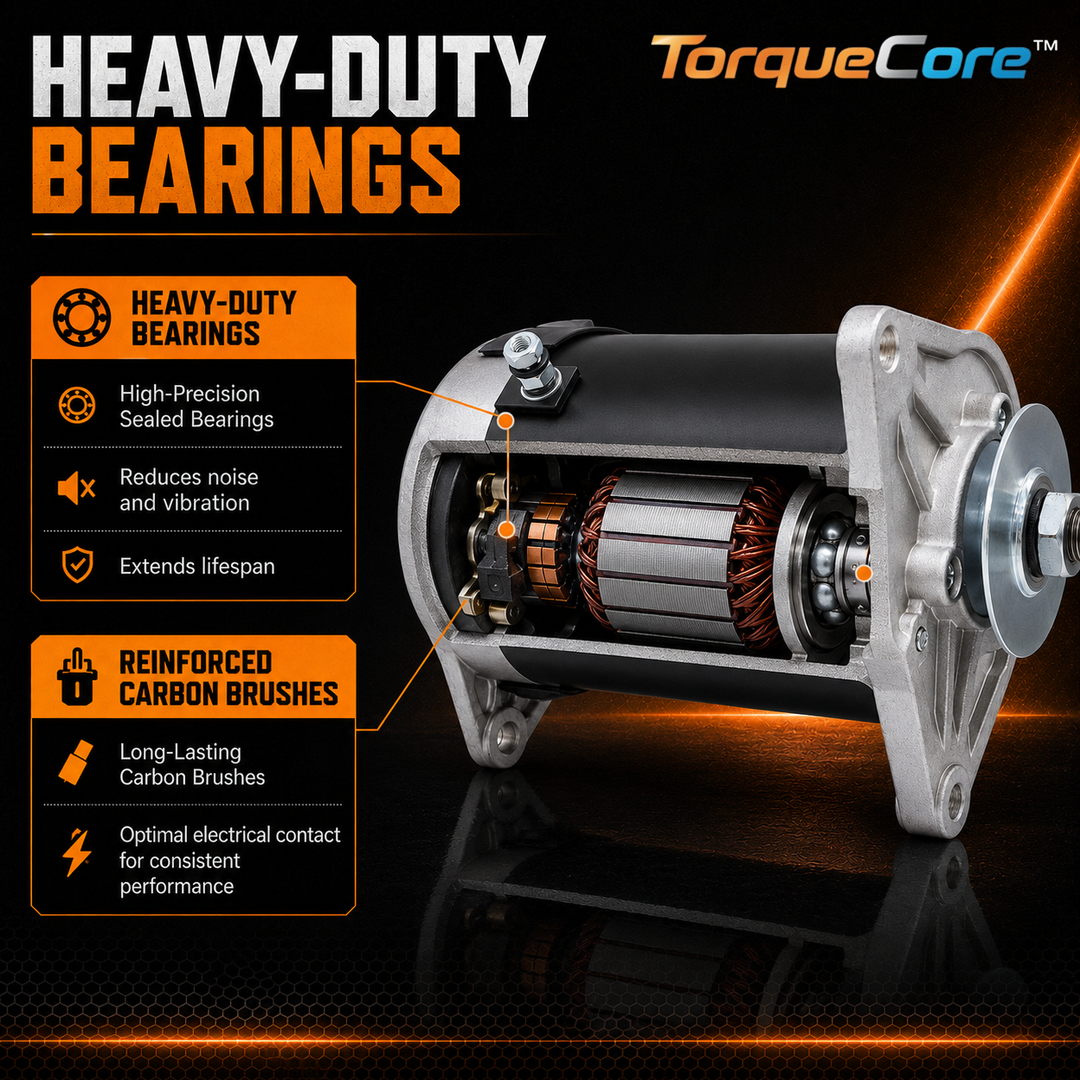 Heavy-Duty Bearings | Reinforced Carbon Brushes