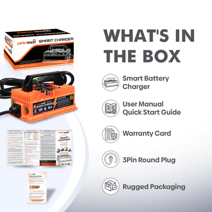 VoltRevive 36V 18A Golf Cart Charger for EZGO & Yamaha | TrickleFlow