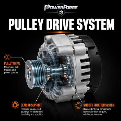 12V 145A Alternator fits GMC Sierra Chevrolet Silverado 1500 8237N