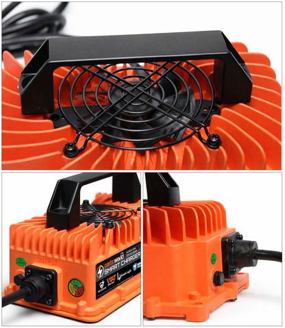 LithiumLogic™ 48V (Max 58.4V) 15A battery charger M8 Ring Terminals