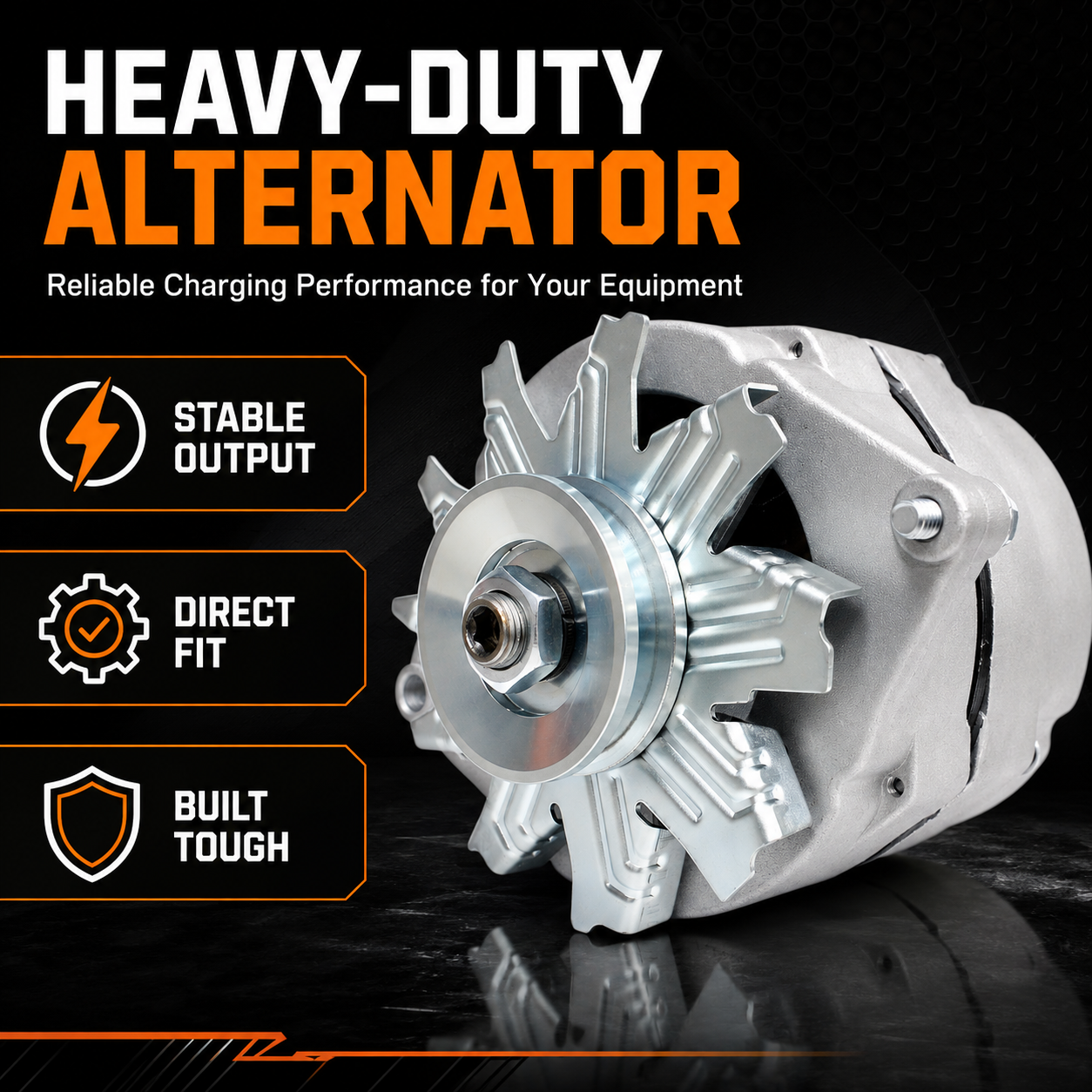 12V 63A Alternator fits Buick Chevy GMC Chevrolet B60 Case 580C