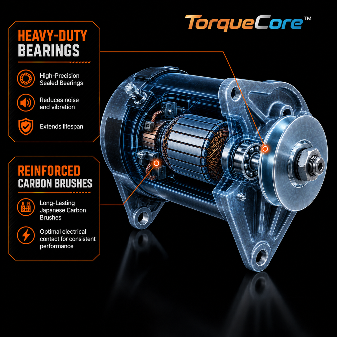 Heavy-Duty Bearings | Reinforced Carbon Brushes