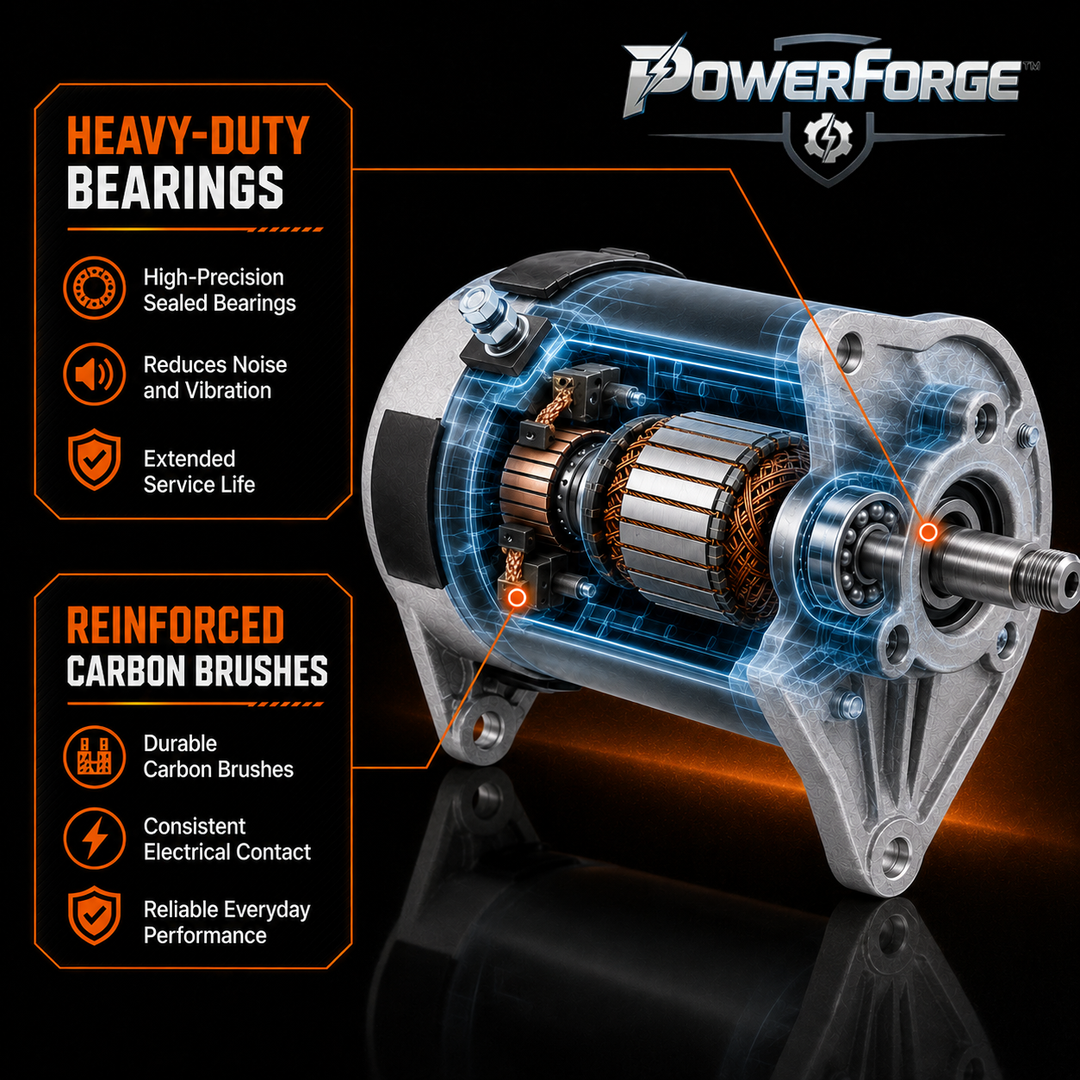 Heavy-Duty Bearings | Reinforced Carbon Brushes