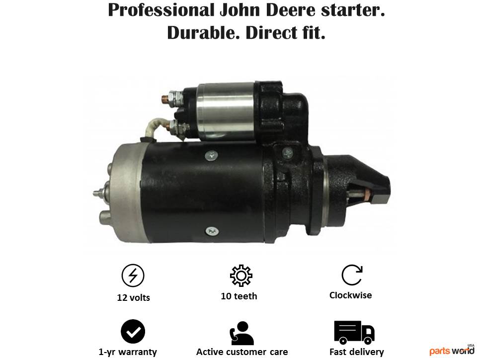 Most Economical & Durable Starter Motor for John Deere Tractor & Combine